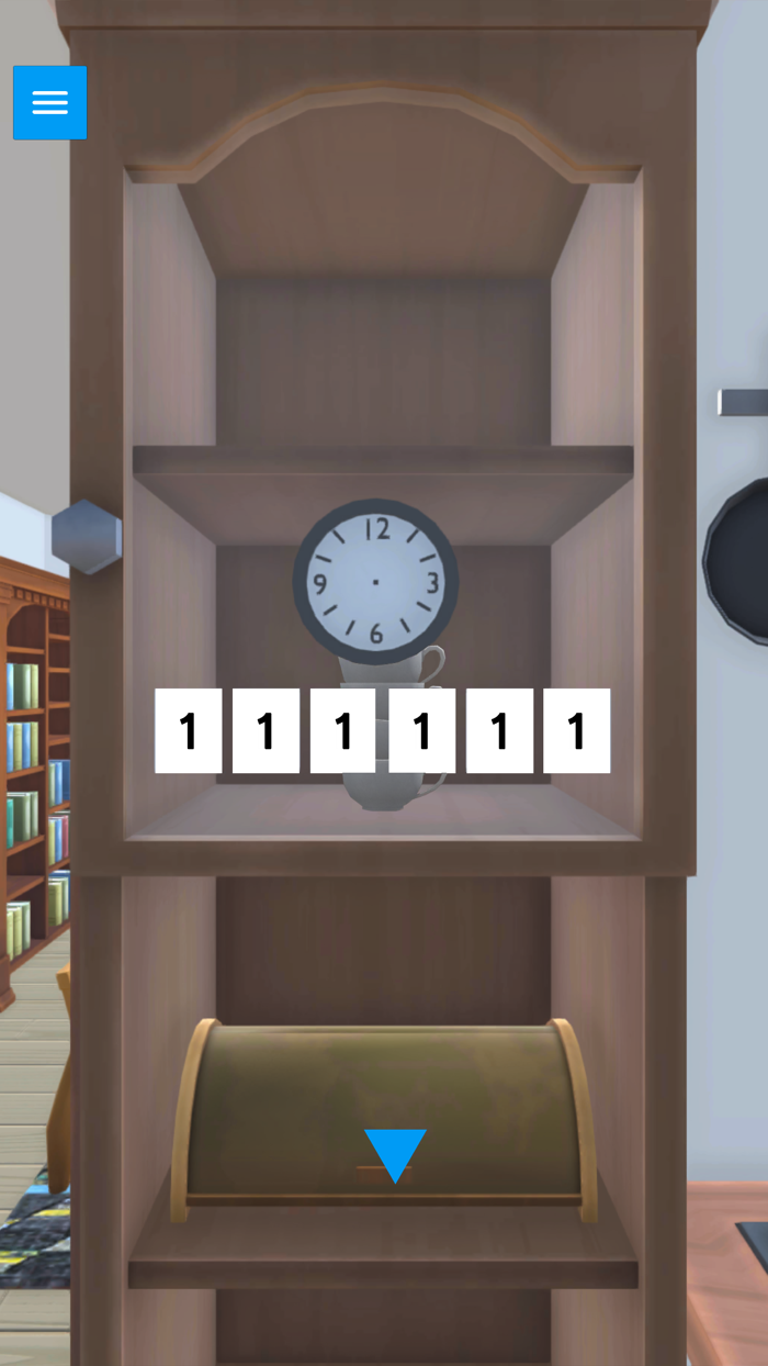 Escape Game  Room with a lamp