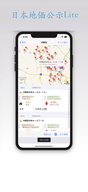 日本地価公示 Lite をapp Storeで