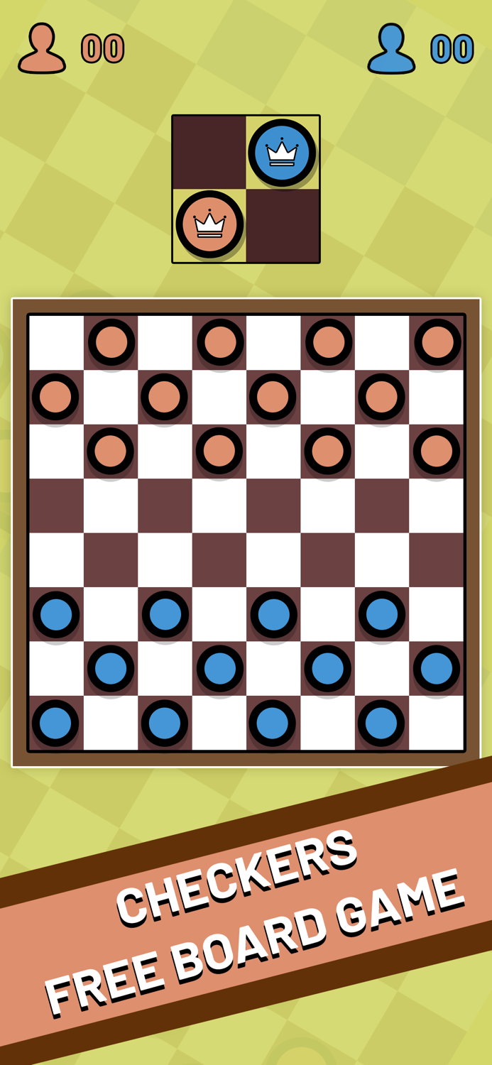 American Checkers Board game