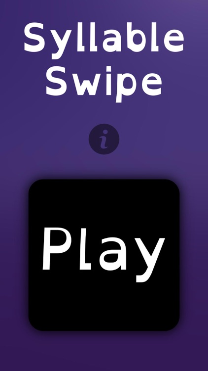 Syllable Swipe