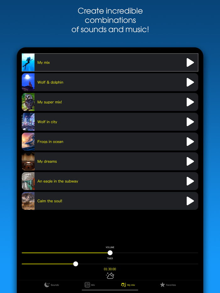 Sleep sounds and meditation