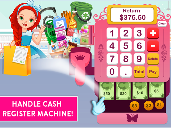 Princess Grocery Cash Register screenshot 4