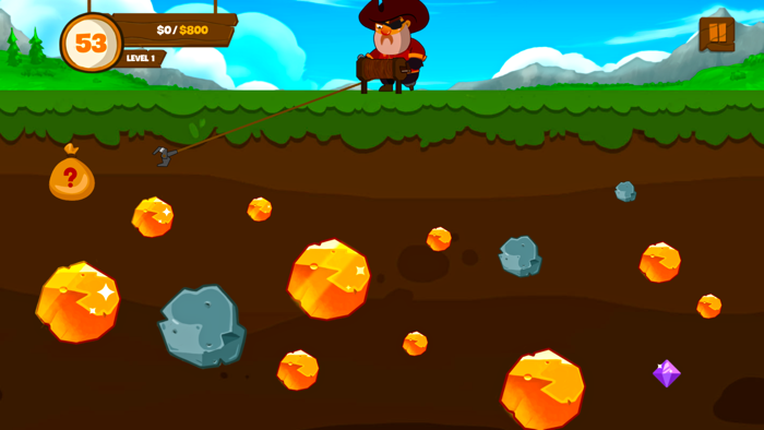 黄金矿工 - 挖金子游戏