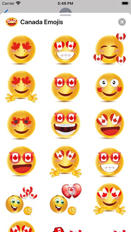 Canada Emojis screenshot-3