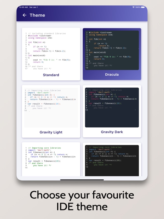 Dart Compiler - Code on the App Store