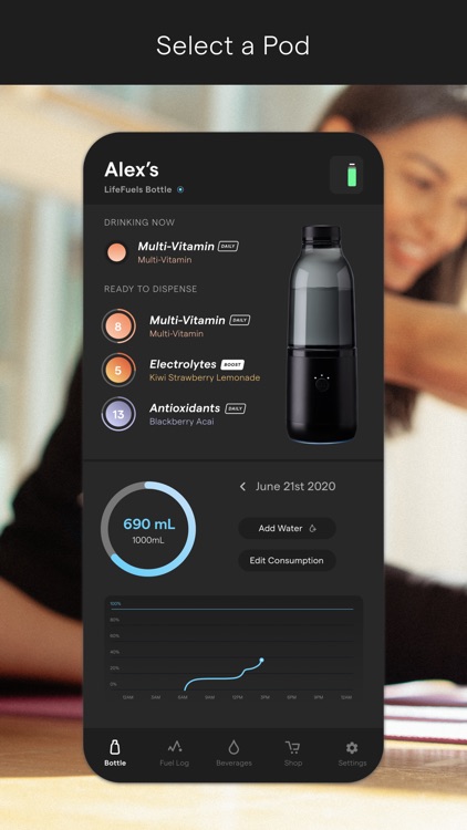 LifeFuel's Smart Water Bottle Adds Healthy Vitamins and Flavor