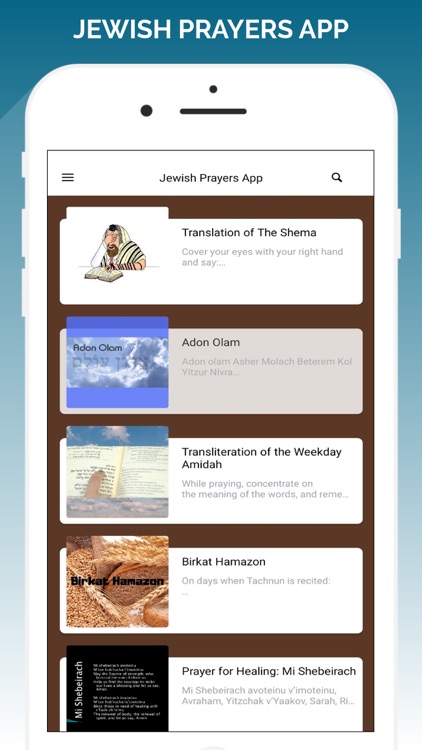 Jewish Prayers App
