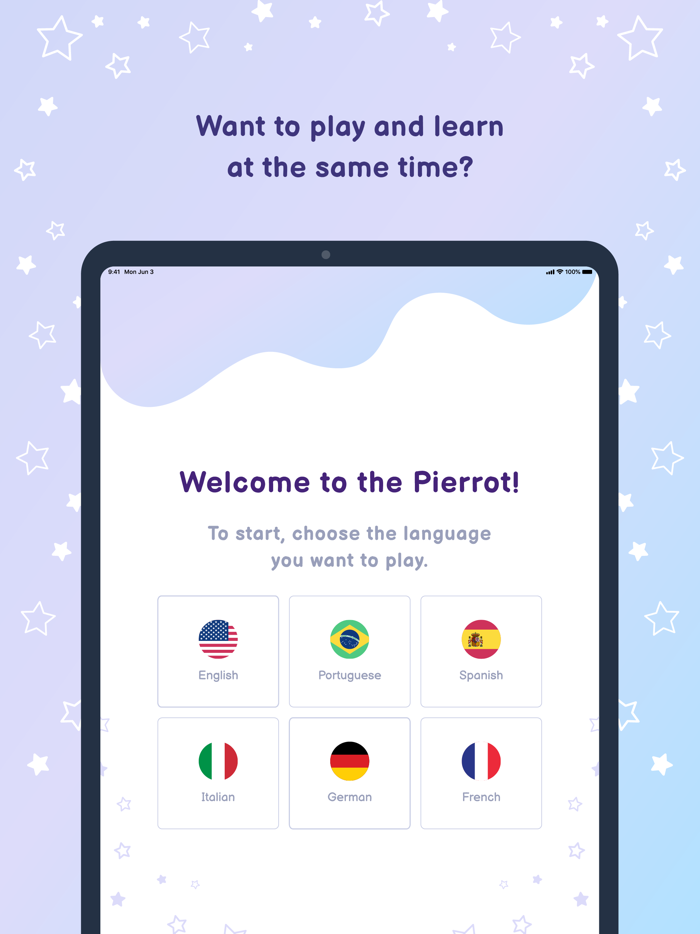 Pierrot Learn animal names