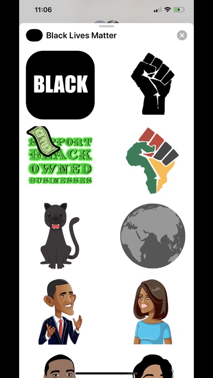 Black Lives Matter Emoji Pack