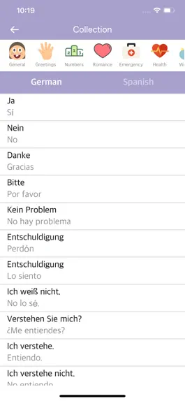Game screenshot German-Spanish Dictionary mod apk