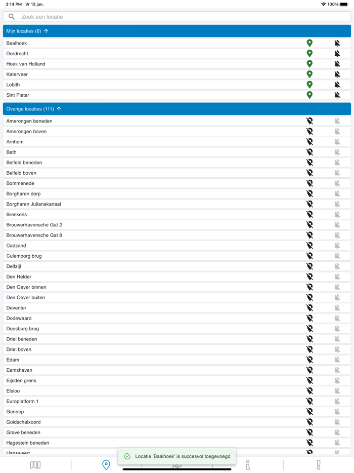 MijnHoogwaterstanden Basis