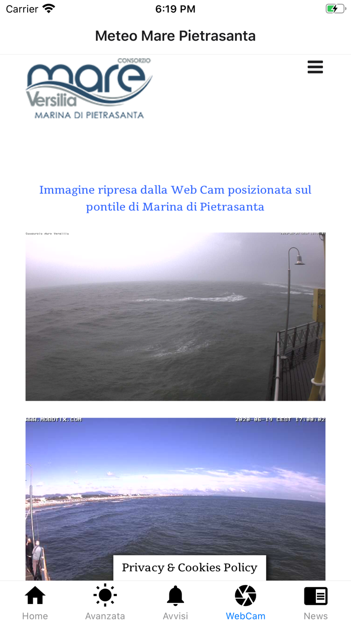 Meteo Mare Pietrasanta