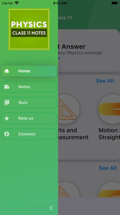 Class 11 Physics Notes & MCQs