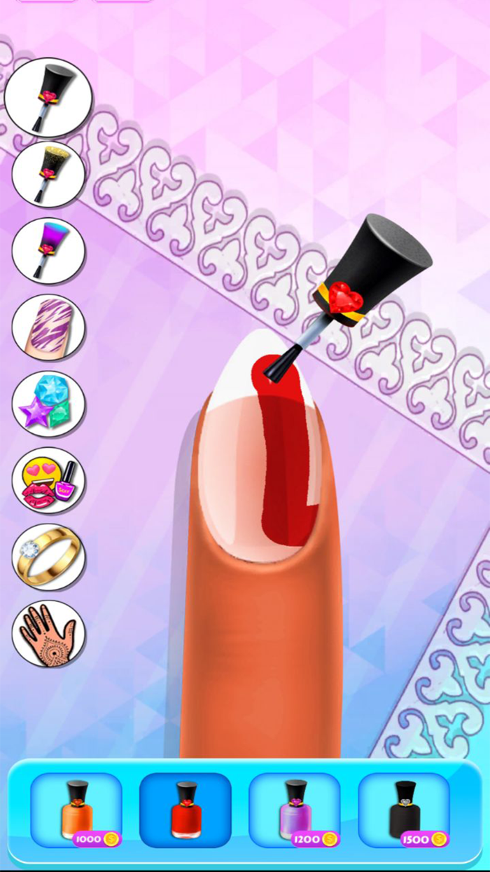 Acrylic Nails Game Nail Salon