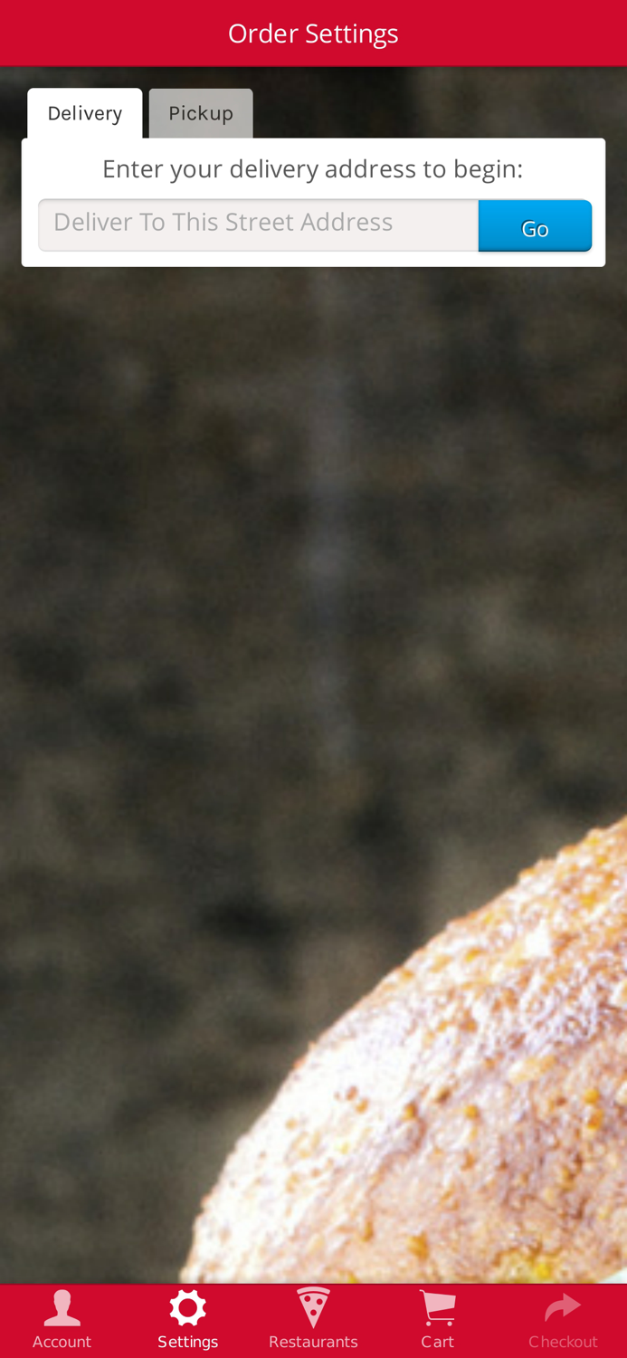 Mountain Zoom Food Delivery