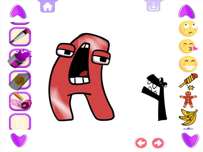 Alphabet Lore A-Z Coloring