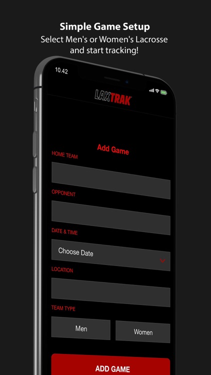 LaxTrak - Lacrosse Game Stats