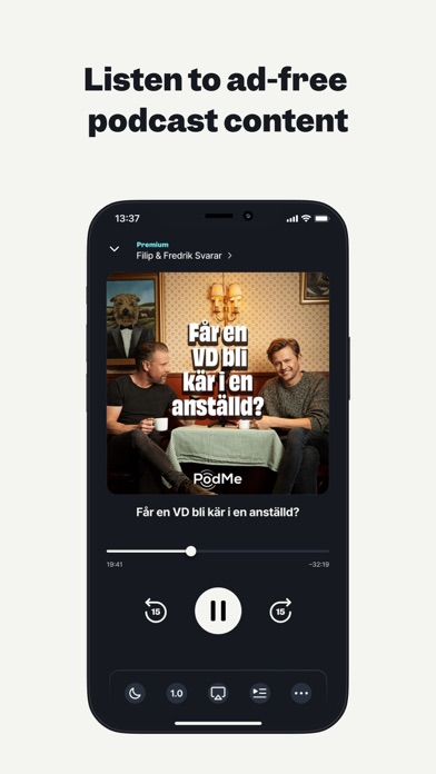 Podme: Premium Podcast Player screenshot 4