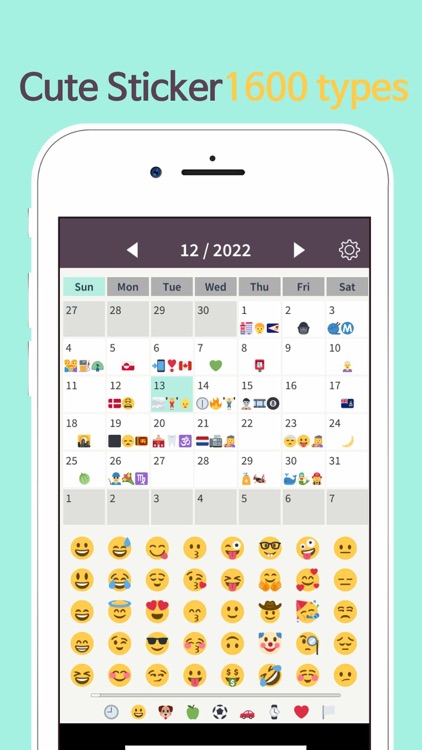 Sticker Calendar: EmojiPlanner