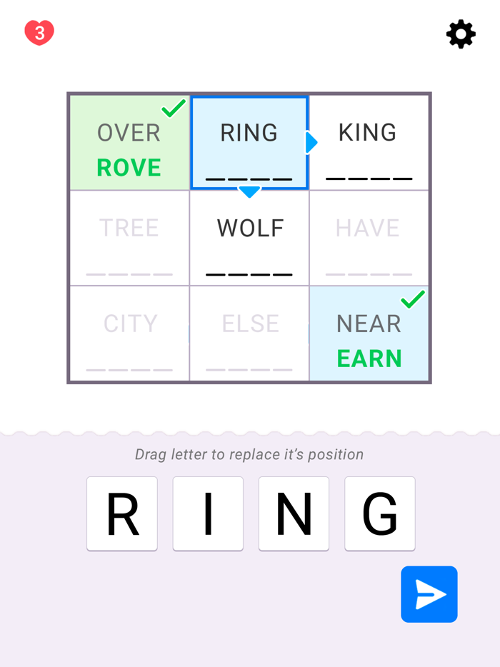 Anagram Maze Word Puzzle Game