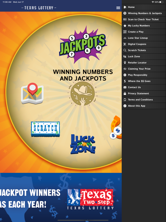 Texas lottery app scanner not working information