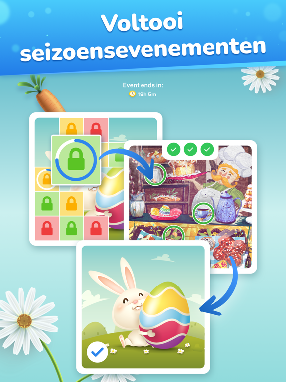 Zoek de verschillen: Puzzel iPad app afbeelding 4