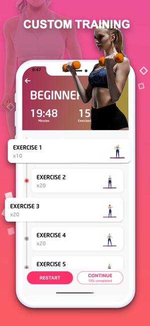 Abs Workout & Diet for Women(圖3)-速報App