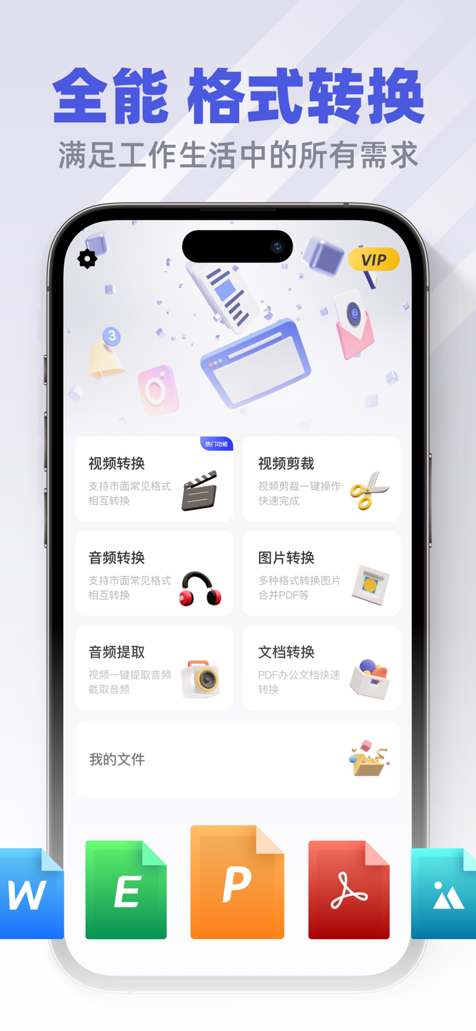 格式转换-视频图片音频格式转换软件