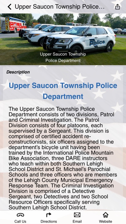 Upper Saucon Township PD