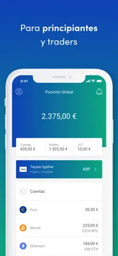 Captura de Pantalla 6 2gether: Compra Bitcoin iphone