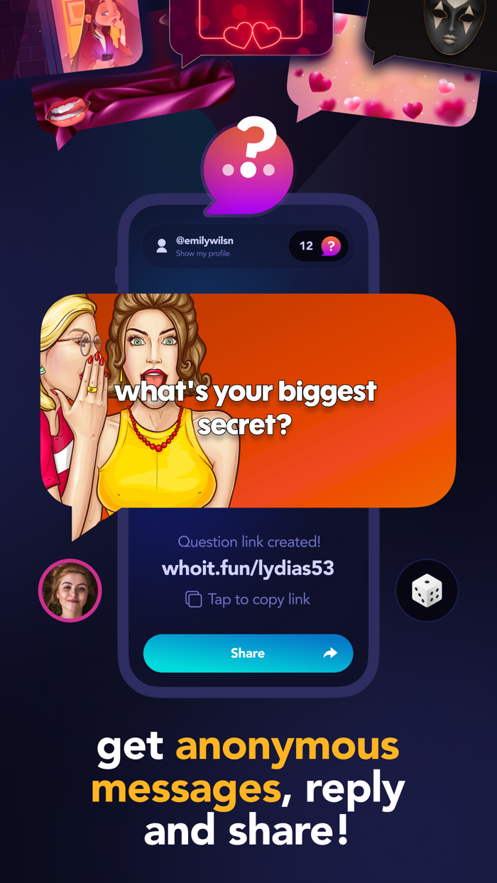 WhoIt - Get Anonymous Messages