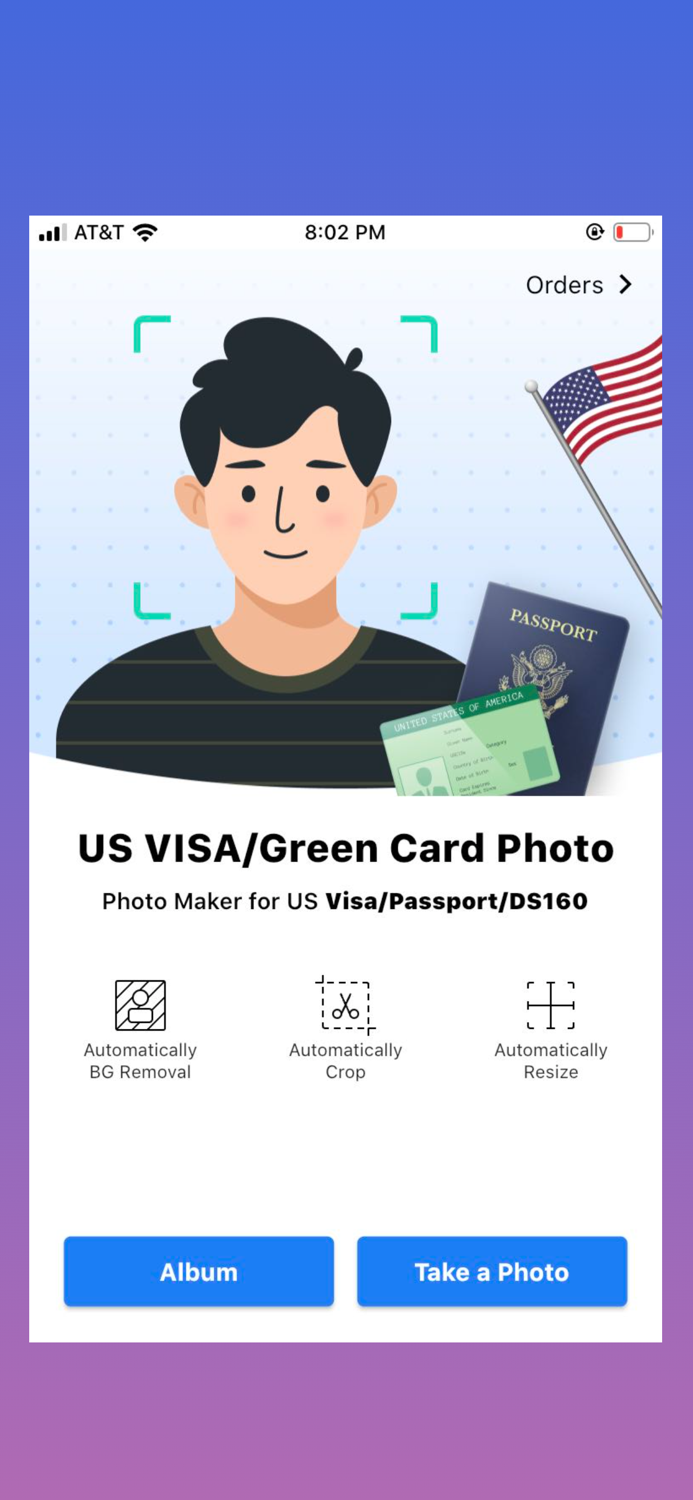 US VISA / Green Card Photo