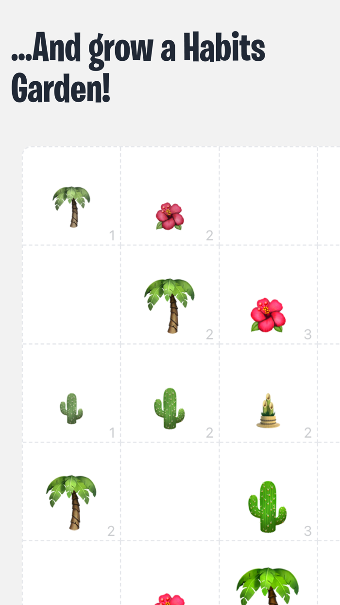 Habits Garden