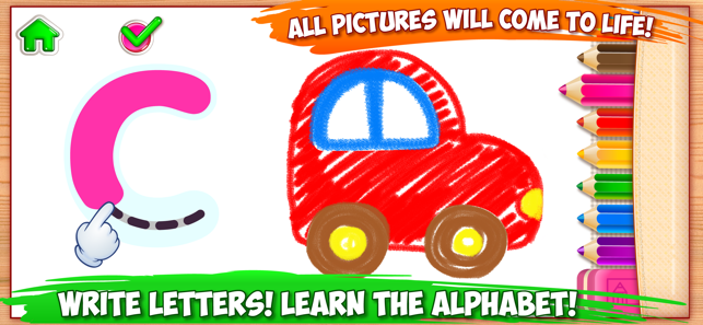 ABC Tracing Kids Drawing Games(圖1)-速報App