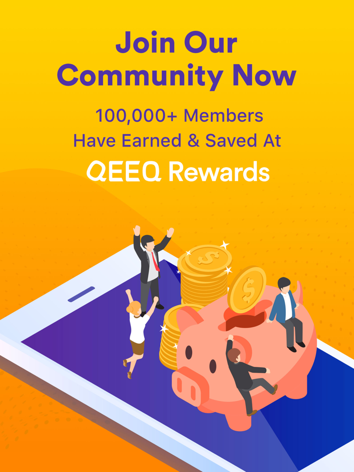 QEEQ Rewards Save  Earn Cash