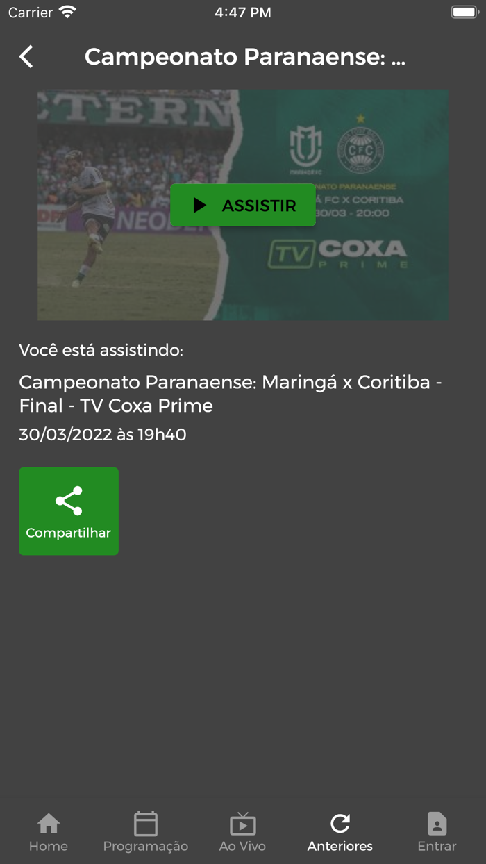 TV Coxa Prime