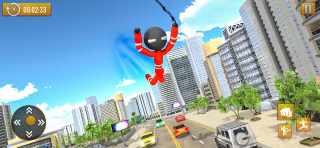 Spider Rope Stickman Hero 3D(圖3)-速報App