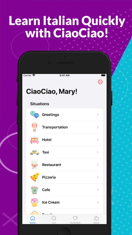 CiaoCiao - Italian Phrasebook