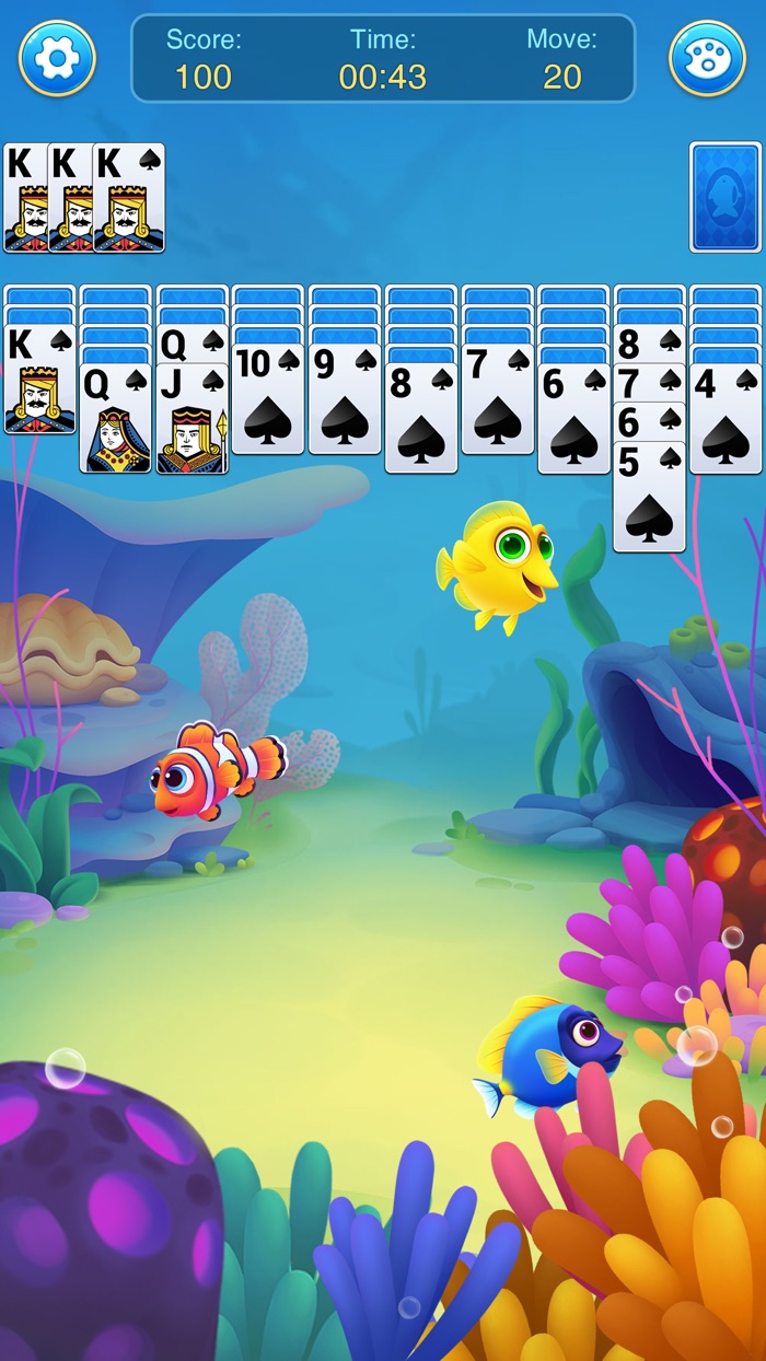Spider Solitaire Fish Game