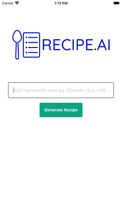 Recipe.AI Screenshots