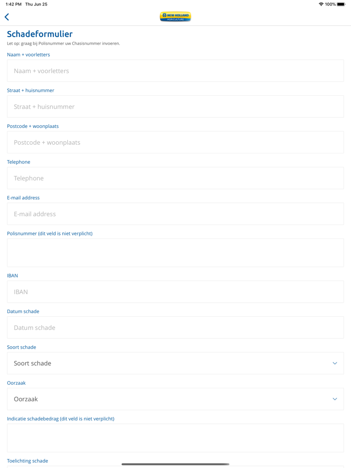 New Holland Blue Care