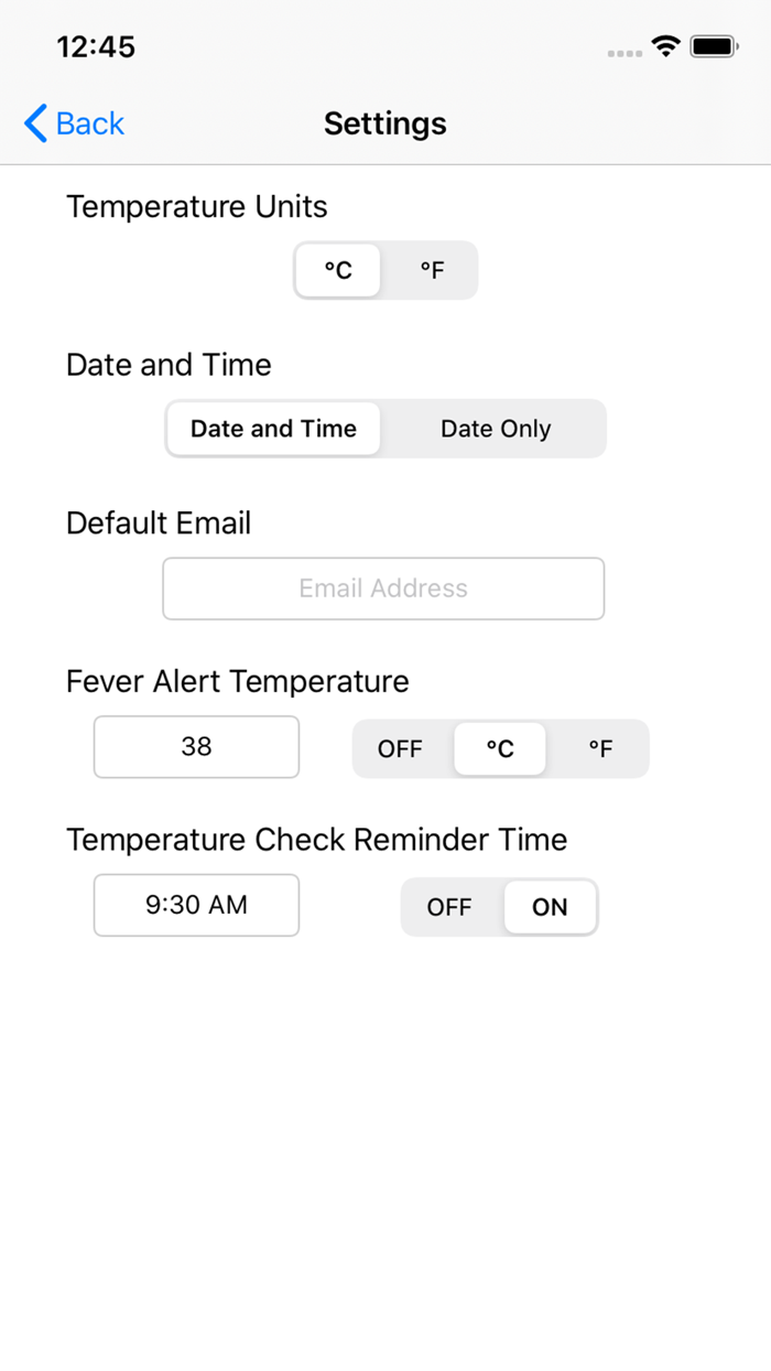 Daily Temperature Tracker