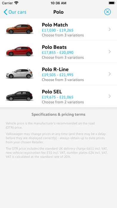 How to cancel & delete Volkswagen UK Car Configurator from iphone & ipad 3