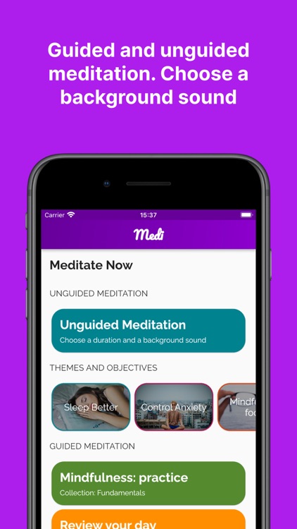 Medi: Calm Meditation for all screenshot-4