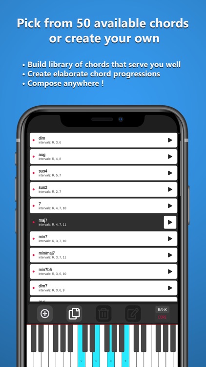 CODA: chord progression tool