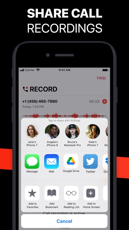 Record Phone Call Recorder App screenshot-4