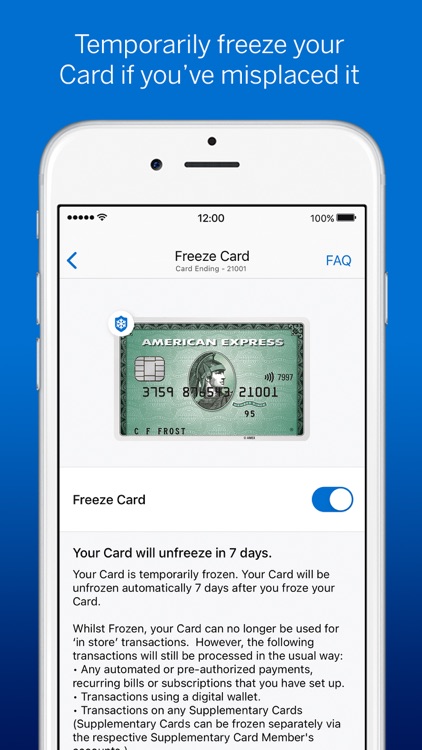 Amex Singapore screenshot-3