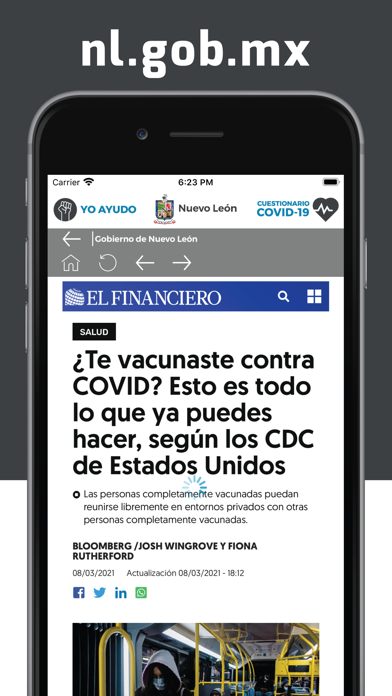 Gobierno de Nuevo León screenshot 4