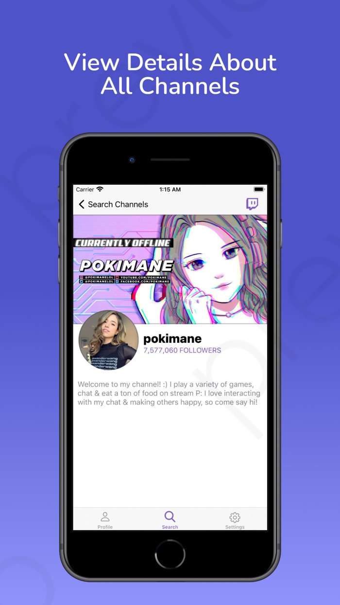 Analytics Tracker for Twitch