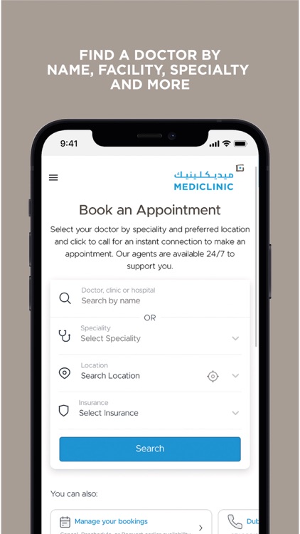 MyMediclinic 24x7 by MEDICLINIC MIDDLE EAST MANAGEMENT SERVICES FZ LLC